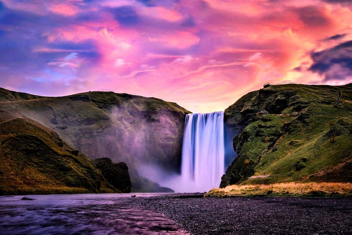 Skogafoss waterfall, Iceland