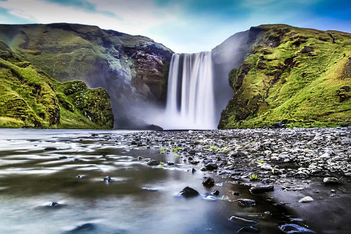 Skogafoss Waterfall in Iceland